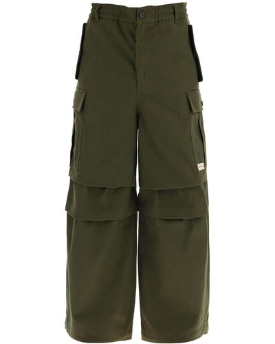 Marni Oversized Cargo Pants - Groen