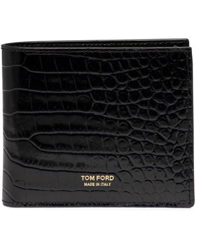 Tom Ford "T Line" Brieftasche - Schwarz