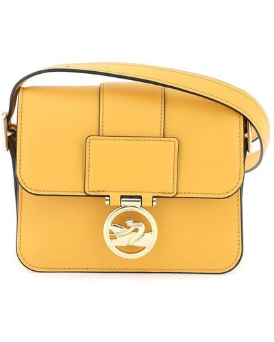 Longchamp Box-trot Small Crossbody Bag - Yellow