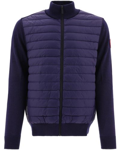 Canada Goose Chaqueta de plumas de punto Hybridge de - Azul