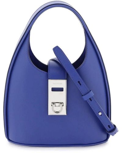 Ferragamo Mini Hobo -Tasche - Blau