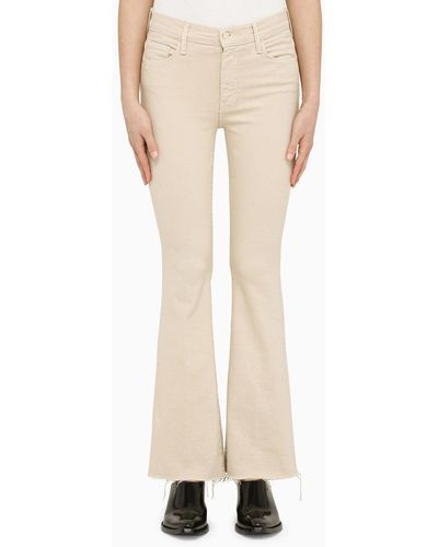 Mother The Weekender Flared Jeans - Natural