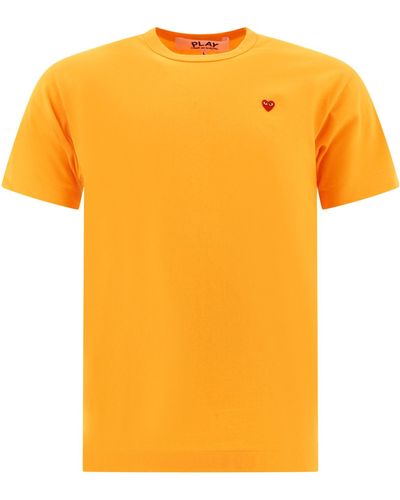 COMME DES GARÇONS PLAY "Small Heart" T-Shirt - Yellow