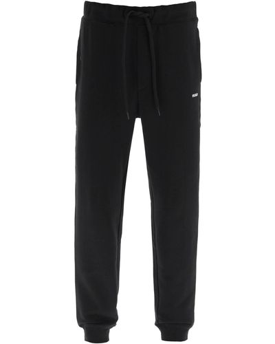 HUGO Pantalones jogger con logotipo de - Negro