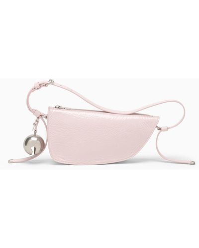 Burberry Small Shield Leather Bag - Pink