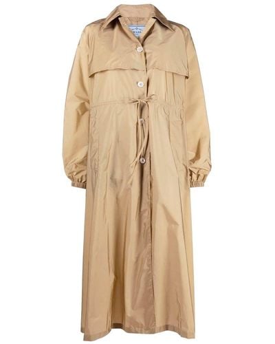 Prada Abrigo trench ligero - Neutro