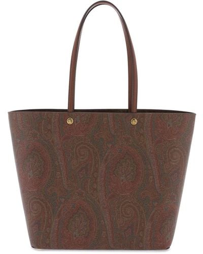 Etro Essential Large Tote Bag - Braun