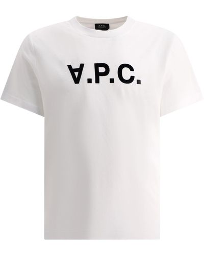 A.P.C. Camiseta "Gran VPC" - Blanco