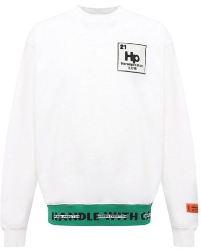 Heron Preston HP Tape Logo Sweatshirt - Grün