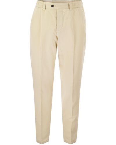 PT Torino Rebelle coton et pantalon en lin - Neutre