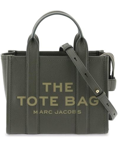 Marc Jacobs Borsa The Leather Small Tote Bag - Verde