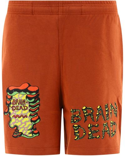 Brain Dead Tetsunori Tawaraya Shorts - Orange