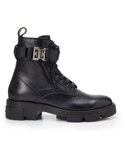 Givenchy Shoes > boots > lace-up boots - Noir