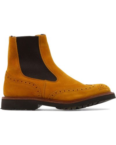 Tricker's "henry" Chelsea Boots - Brown