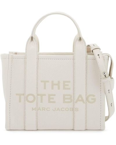Marc Jacobs La bolsa de bolso pequeña de cuero - Blanco