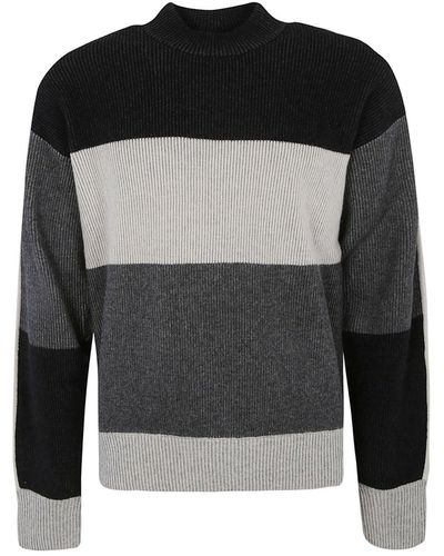 Zegna Maglione con logo - Nero