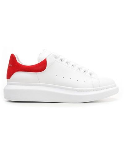 Alexander McQueen Sneakers de gran tamaño - Blanco
