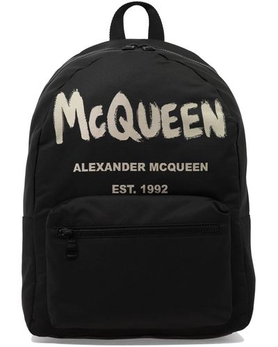 Alexander McQueen Alexander Mc Queen "Metropolitan" Backpack - Black