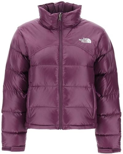 The North Face Blouson rétro 2000 nuptse mauve rembourré en duvet - Violet