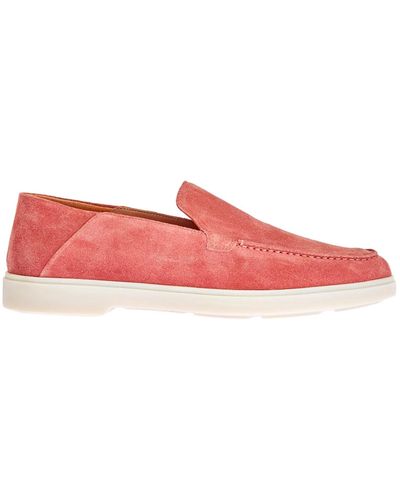 Santoni Stilvolle Damen-Loafer - Rot