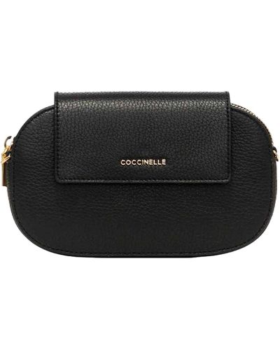 Coccinelle Black Leather Women Handbag main image 0