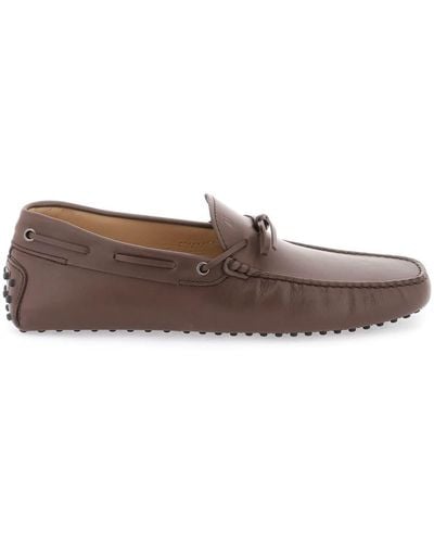 Tod's 'city Gommino' Loafers - Bruin