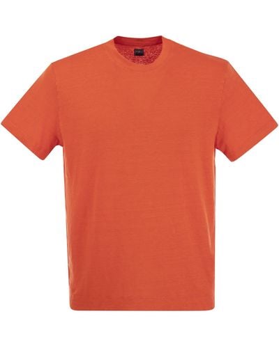 Fedeli Exreme Linnen Flex T -shirt - Oranje