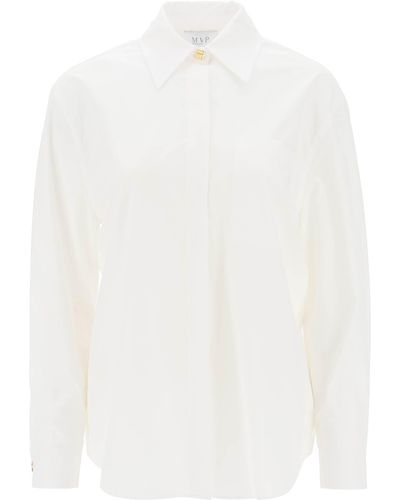 MVP WARDROBE 'matteotti' Cotton Shirt - White