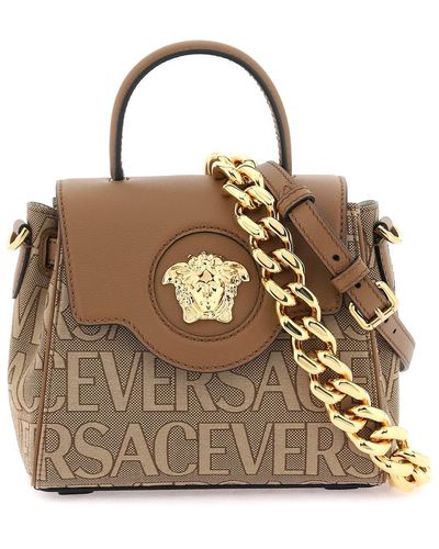 Versace Allover 'the Medusa' Kleiner Tasche - Metallic