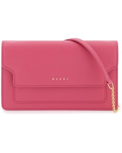 Marni Brieftasche Kofferraumtasche - Pink