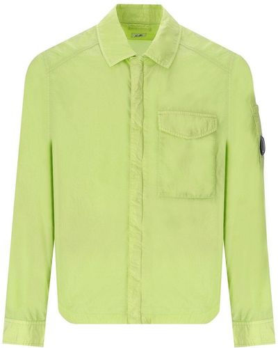 C.P. Company Chrome-R Pocket Pear Overshirt - Green
