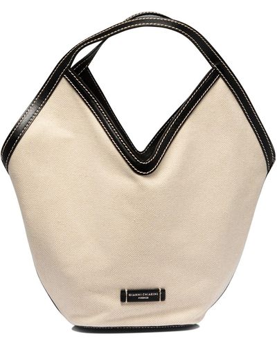 Gianni Chiarini "Anfora" Shoulder Bag - Natural