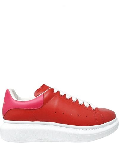 Alexander McQueen Sneakers surdimensionnés - Rouge