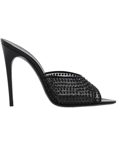 Saint Laurent Shoes > Heels > Heeled Mules - Zwart
