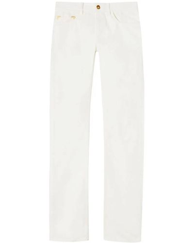 Palm Angels Frau Beige Jeans PWYB032 R24 DEN003 - Weiß