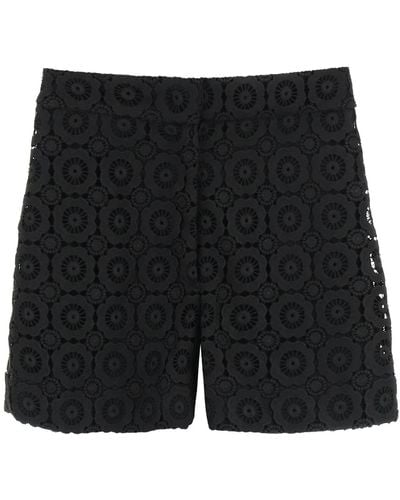 Moschino Pantalones cortos de encaje - Negro