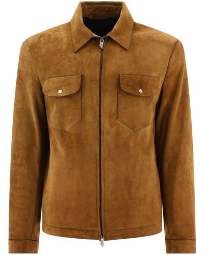 Salvatore Santoro Vestes en daim - Marron