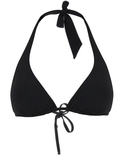 Dolce & Gabbana Dolce y gabbana triángulo acolchado bikini top - Negro