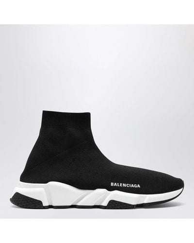 Balenciaga Mesh And Speed Sneakers - Black