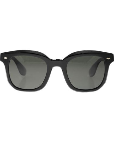 Brunello Cucinelli Nino Acetat Sonnenbrille mit polarisierten Objektiven - Grau