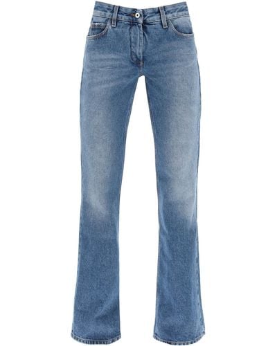 Off-White c/o Virgil Abloh Bootcut Jeans - Blau