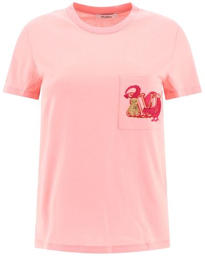Max Mara "elmo" T -shirt - Roze