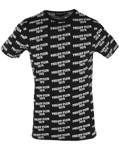 Philipp Plein Utpg21 99 Zwart Ondergoed T-shirt