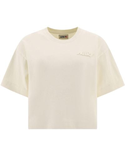 Autry T Shirt con logotipo - Blanco
