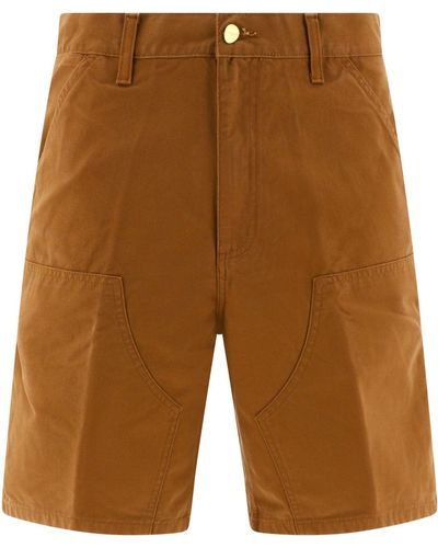 Carhartt Pantalones cortos de "doble rodilla" de - Marrón