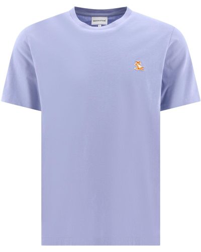 Maison Kitsuné Maison Kitsuné "Chillax Fox" T -Shirt - Blau