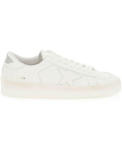 Golden Goose Sneaker di stelle d'oca d'oro - Bianco