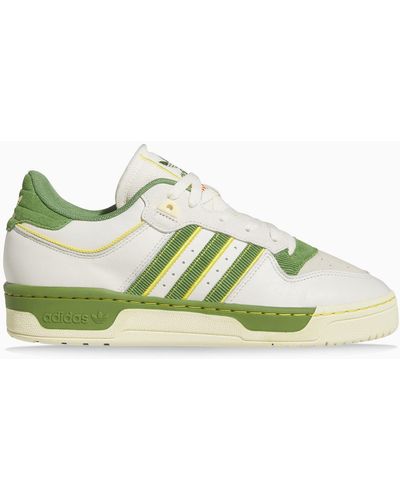 adidas Rivarly 86 Low White/green Trainer - Groen