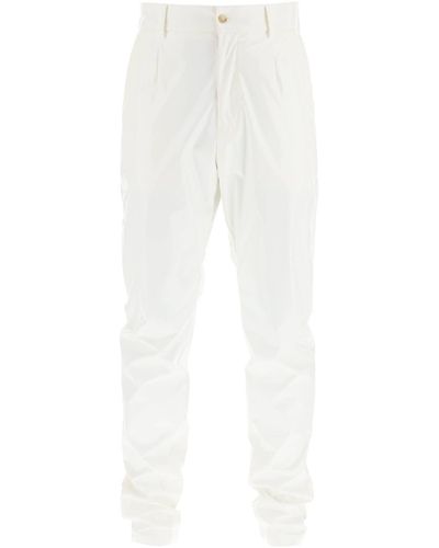 Dolce & Gabbana Pantalones de nylon - Blanco