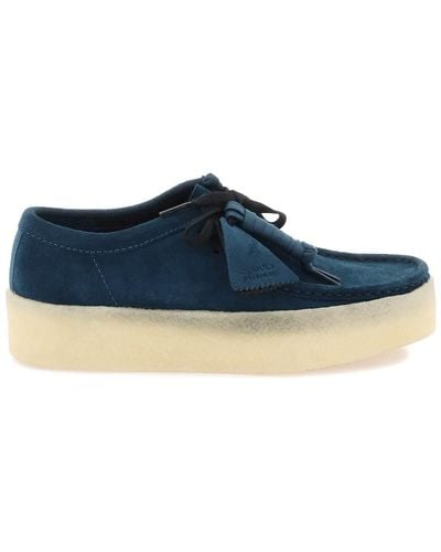 Clarks Wallabee Cup Lace Up Shoes - Azul